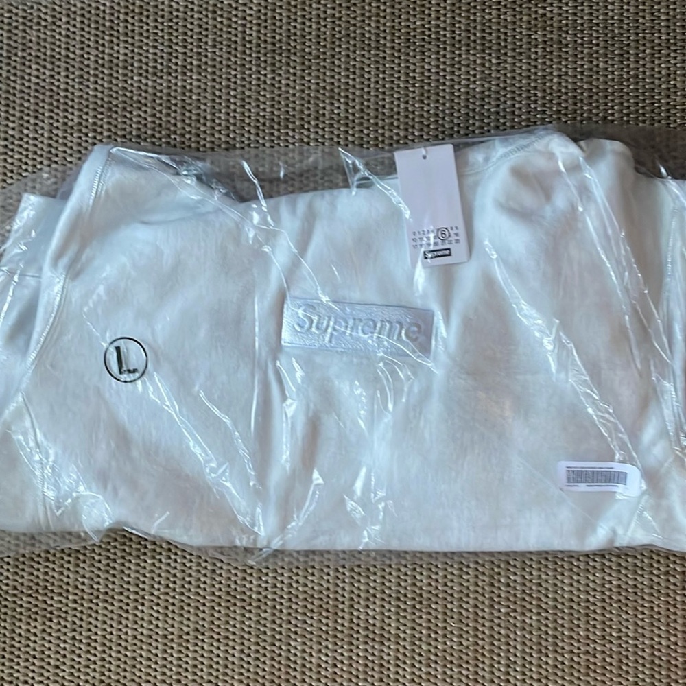 DEADSTOCK Supreme x MM6 (Maison Margiela) Foil Box Logo Hoodie